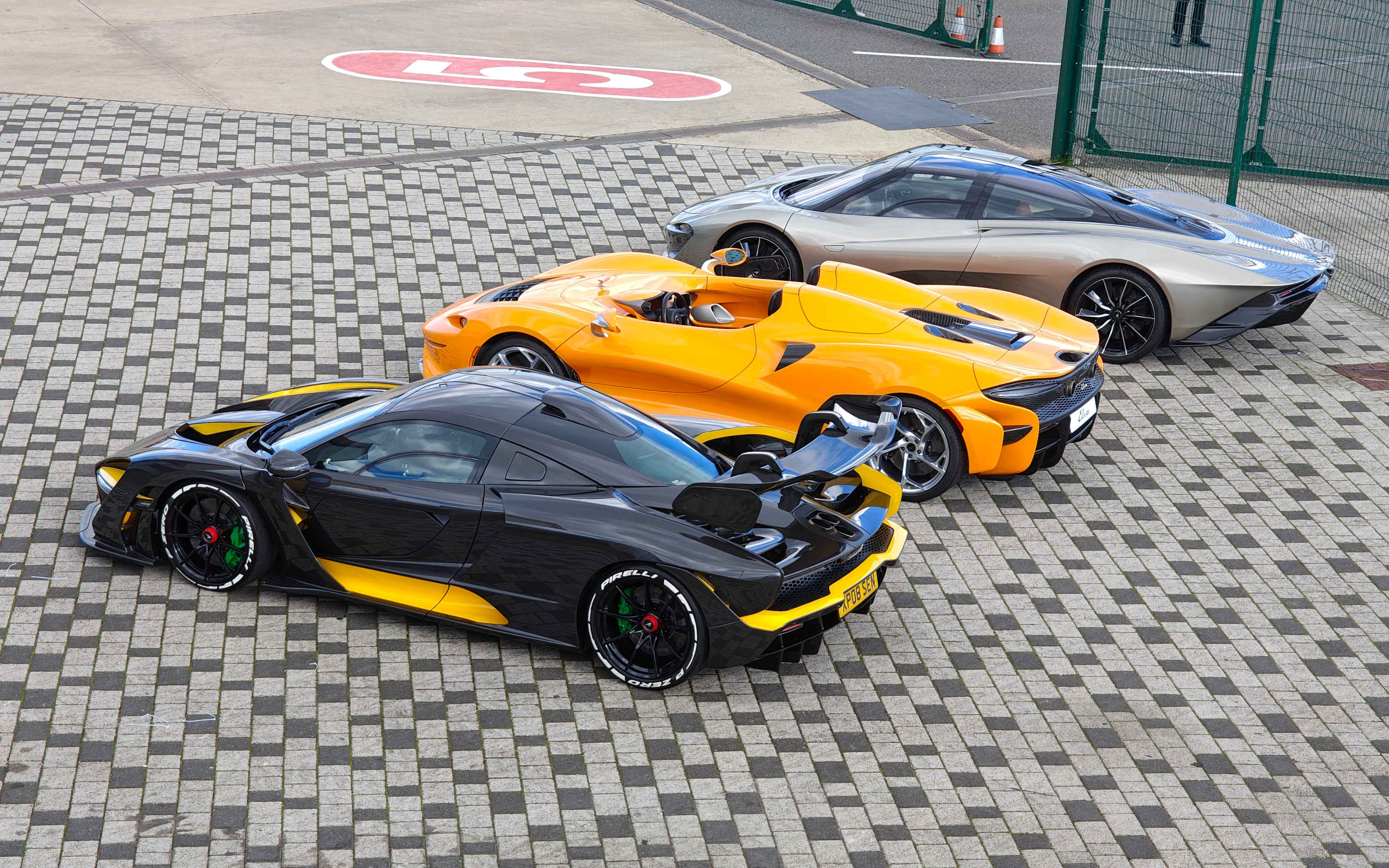 The Senna, Elva and Speedtail on show at Silverstone