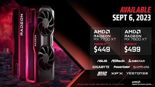 AMD RX 7800 XT and 7700 XT at Gamescom