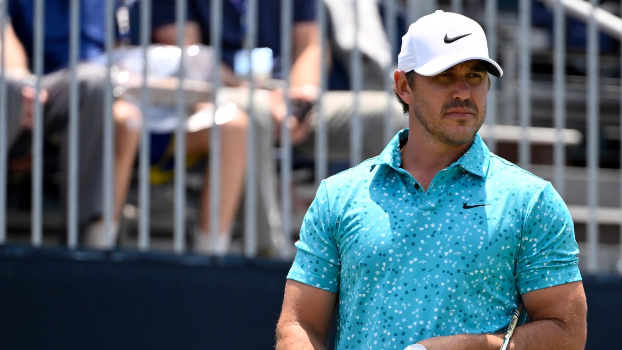 Brooks Koepka during a practice round prior to the 123rd U.S. Open Championship at the Los Angeles Country Club