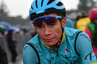 Miguel Angel Lopez (Astana) finishes stage 12 at the Giro d'Italia