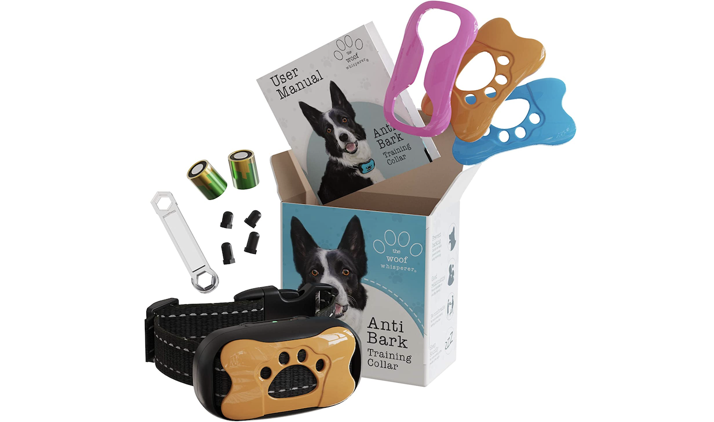 Woof Whisperer bark collar for dogs: best dog collars for barking