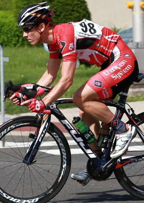 Canadian National Champion, Ryan Roth (Champion System Pro Cycling Team) did a lot of blocking for the team this afternoon