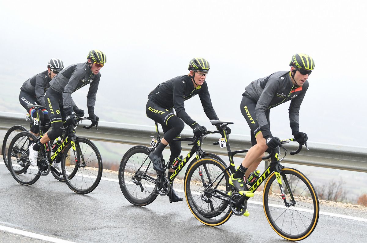 The Mitchelton-Scott team