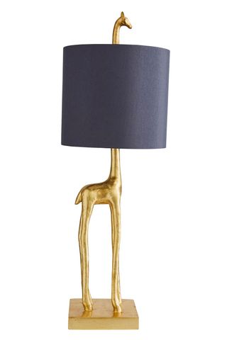 Dunelm Elements Malmo Gold Giraffe Table Lamp