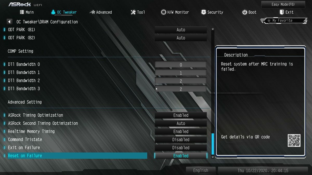 ASRock Z490M Pro4 BIOS