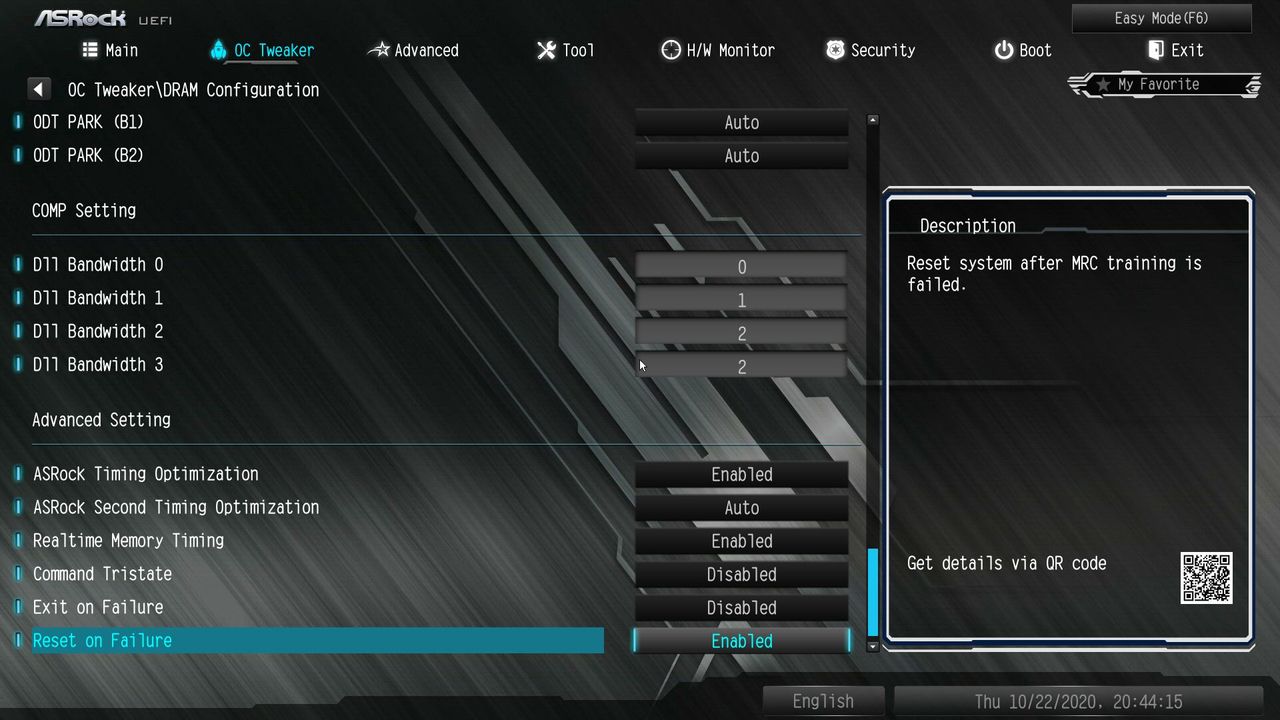 ASRock Z490M Pro4 BIOS