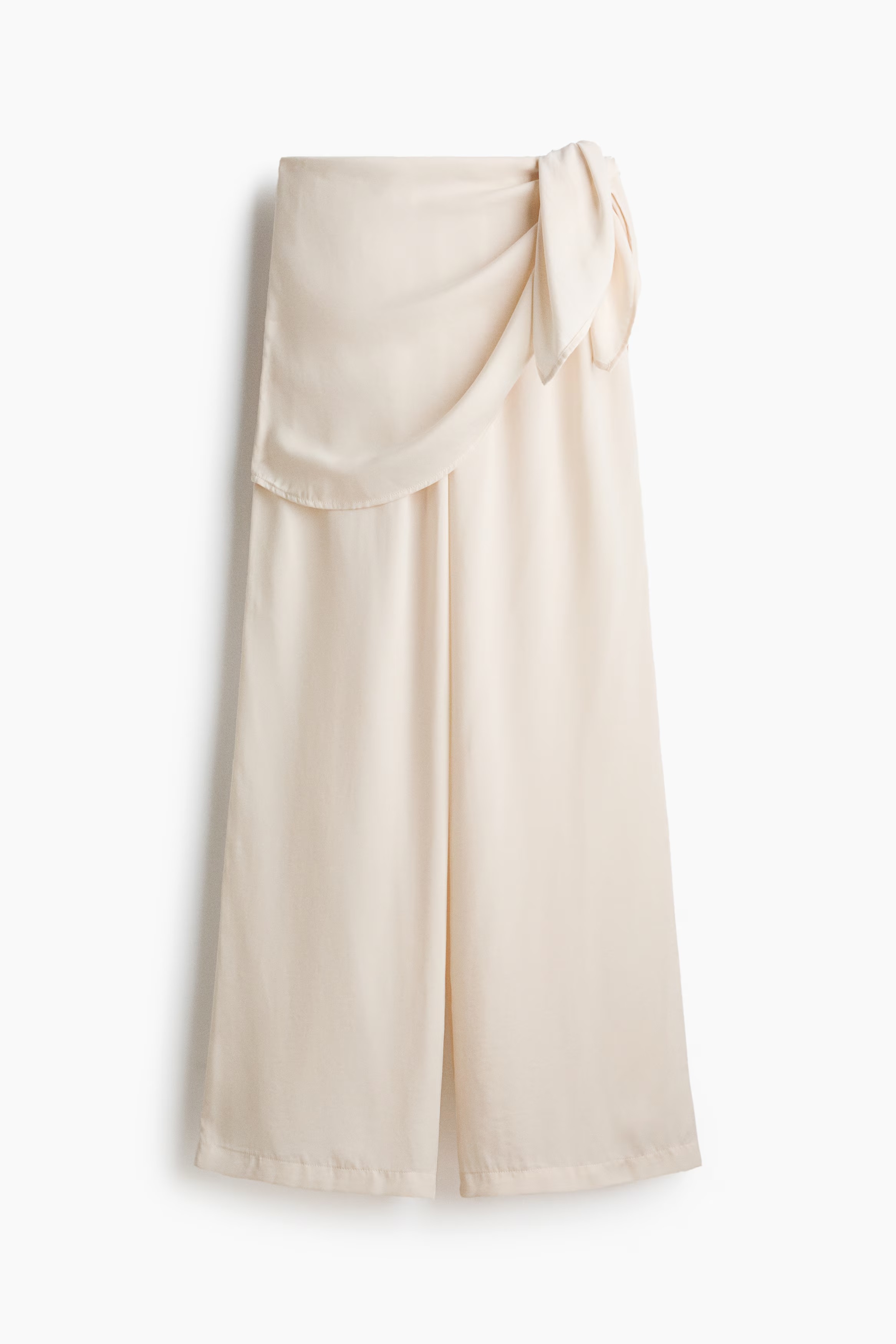 H&amp;amp;M, Scarf-Detail Chiffon Trousers