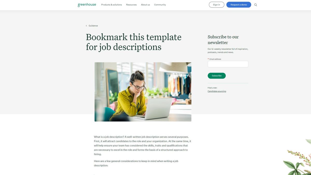 "Help wanted to write a job listing" 33 resources to find job