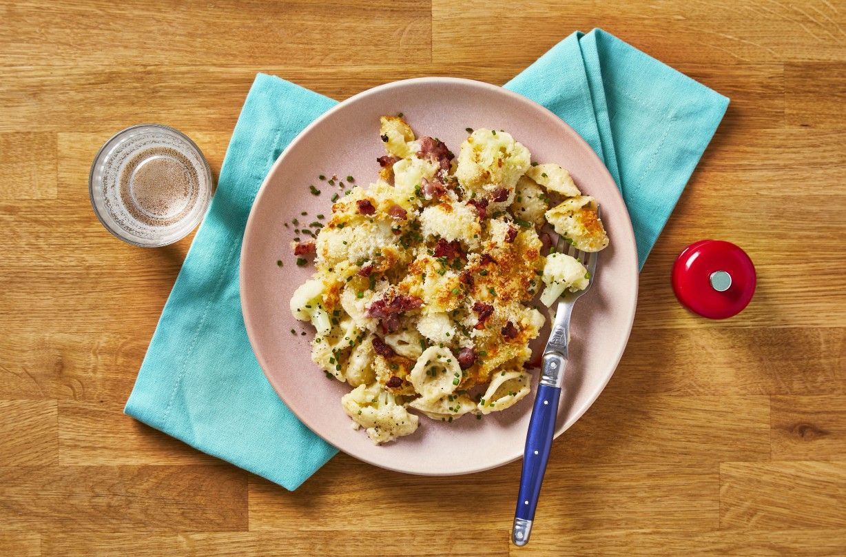 Joe Wicks cauliflower pasta bake