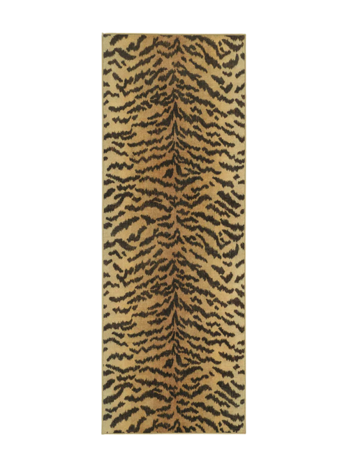 Tigre Gold Rug by Scalamandr&eacute;, 2'6" x 7'