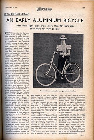 The original article from the February 11 1942 issue of Cycling magazine