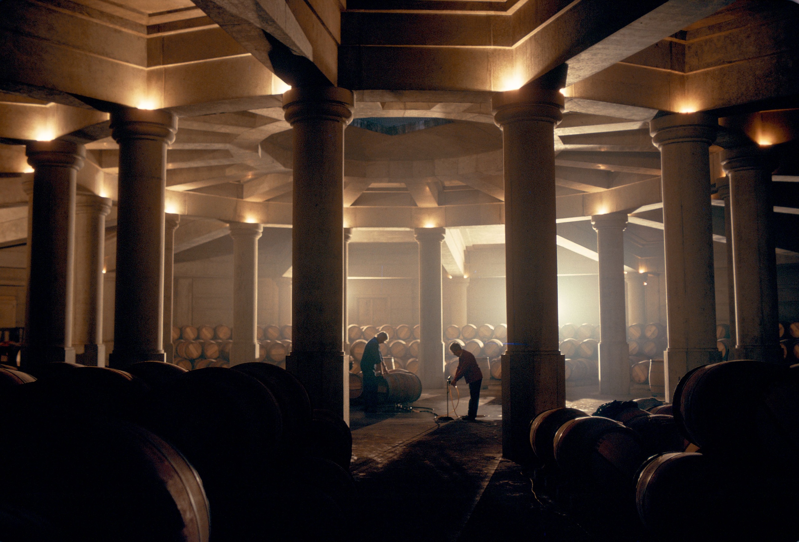 cellar at Ch&acirc;teau Lafite in 1992