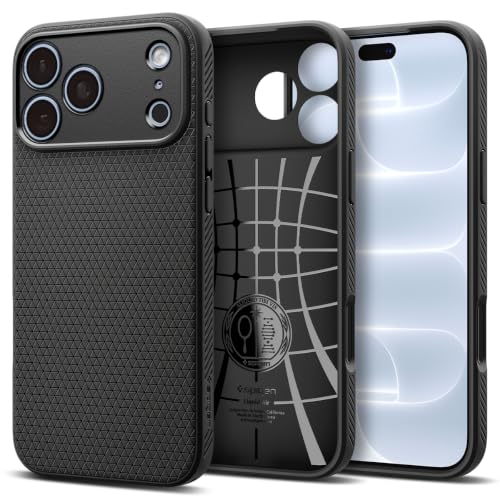 Spigen Liquid Air Phone Case for Iphone 18 Pro / 17 Pro Matte Black