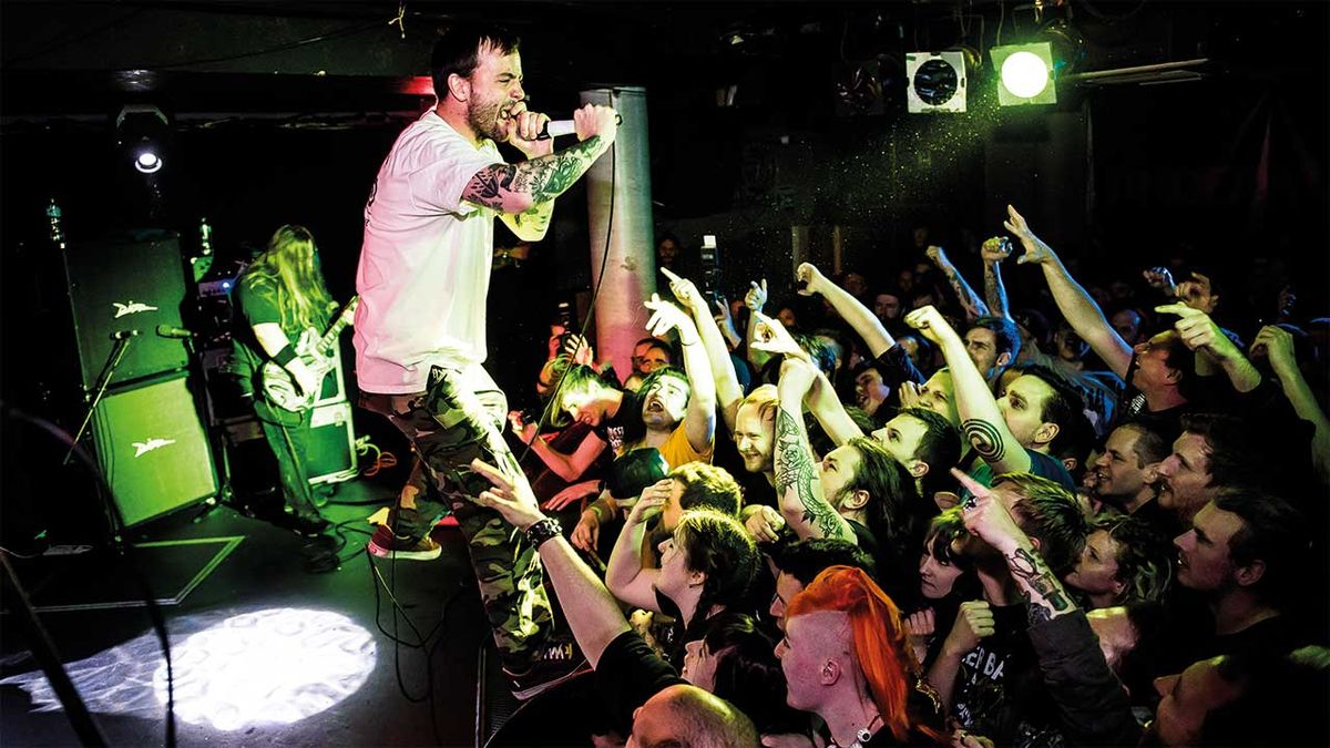 Cancer Bats performing live