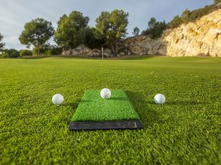Three different lies to practice chipping around the greens
