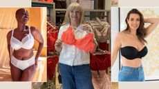 Models wearing bras for women with big busts