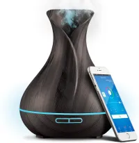 Sierra Modern Home Smart WiFi Wireless Essential Oil Aromatherapy 400ml Ultrasonic Diffuser for $49.95, at Amazon