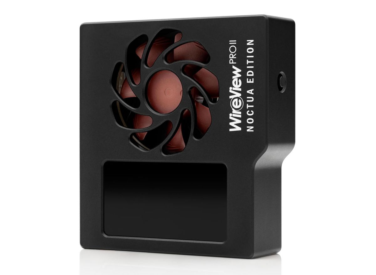 Press images of the Thermal Grizzly WireView Pro II Noctua Edition GPU monitoring device