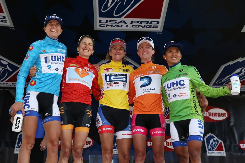 Women's USA Pro Challenge final jerseys