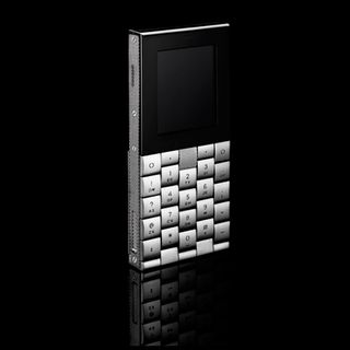 Black and silver mobile phone