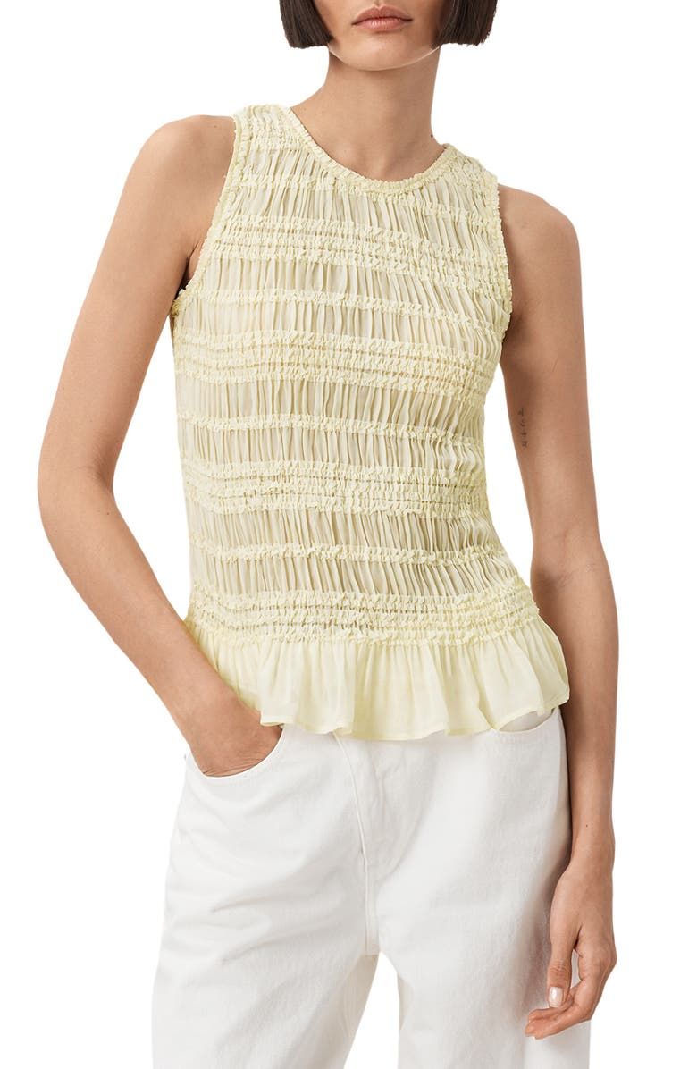 Marion Pleated Sleeveless Top