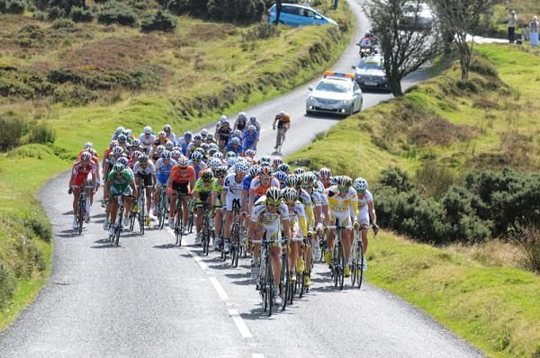 Team Columbia-HTC sets a brisk pace in the Tour of Britain
