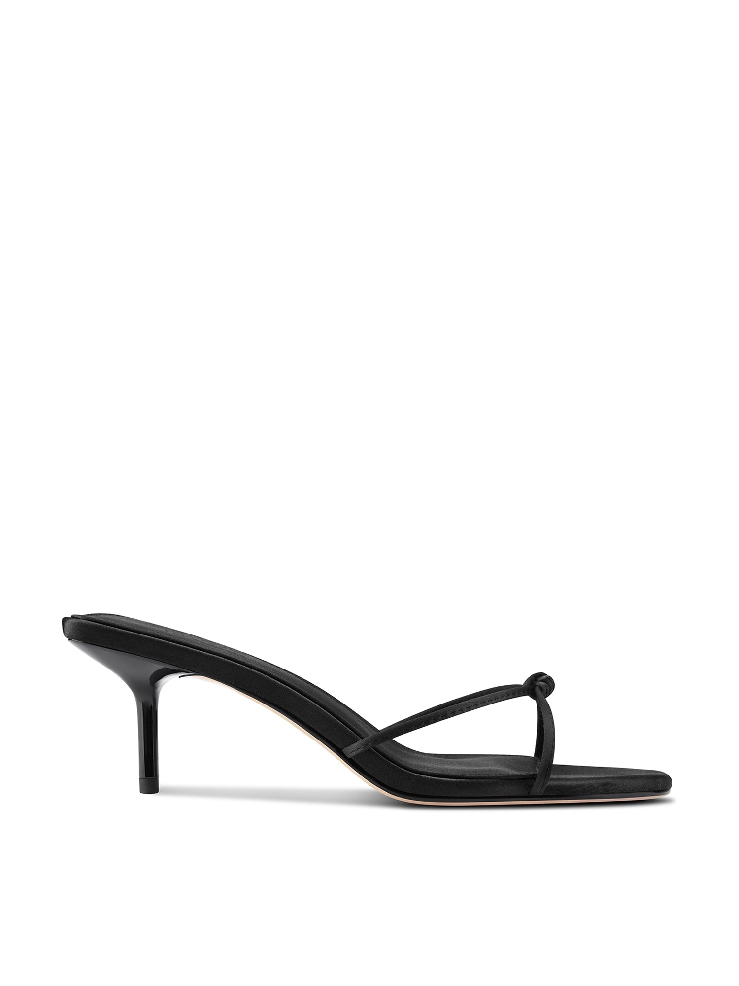 Maeve Slipper - Satin Black - 4us / 34eu