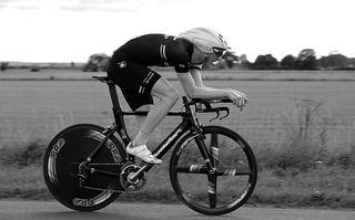 Ed Clancy in action, Rossington Evening 10-mile time trial, August 2011