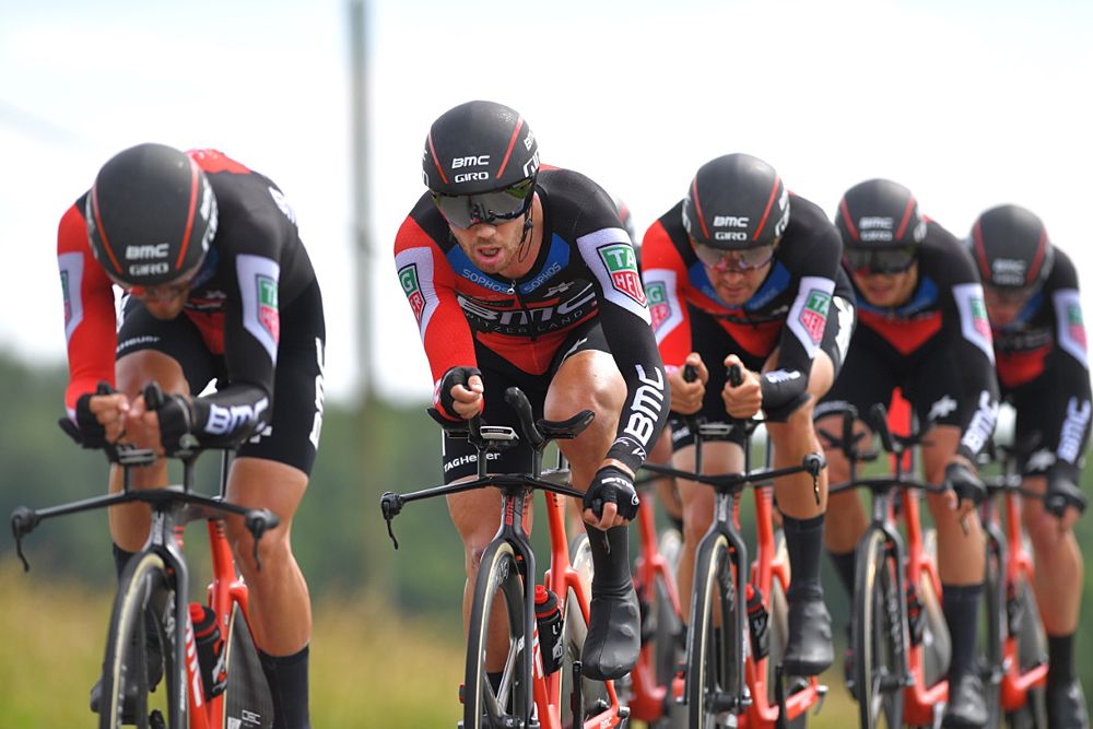 BMC at Criterium du Dauphine stage 3 team time trial