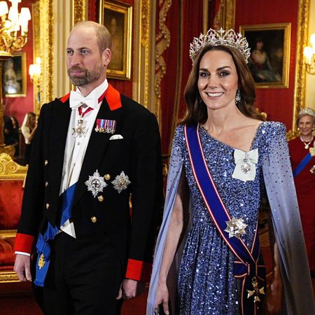 The Prince and Princess of Wales attend a state visit by the president of the Federal Republic of Germany