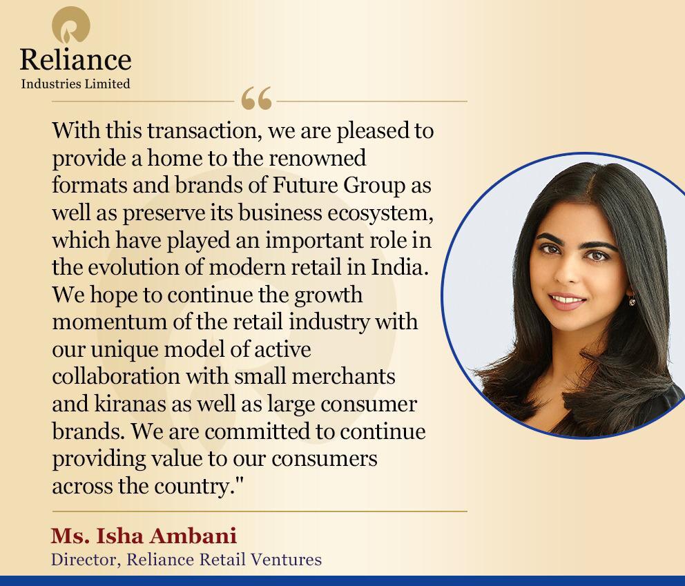 Reliance expands retail business, buys out Future Group - what it means