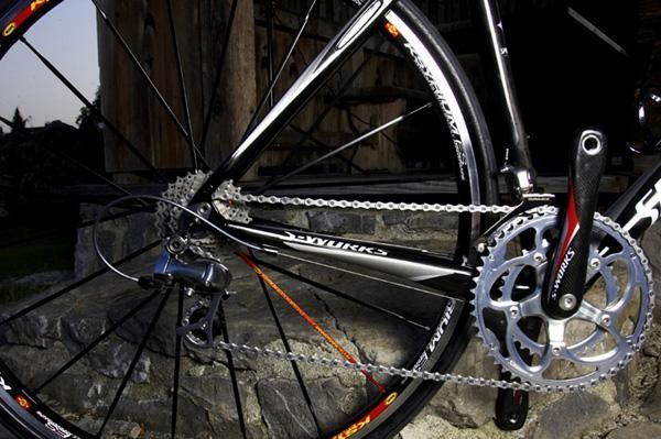 Just like on the men's S-Works models,