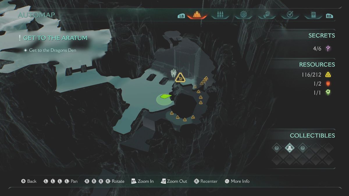 Doom: The Dark Ages Sentinel Barracks secrets - A map showing the location of ruby.