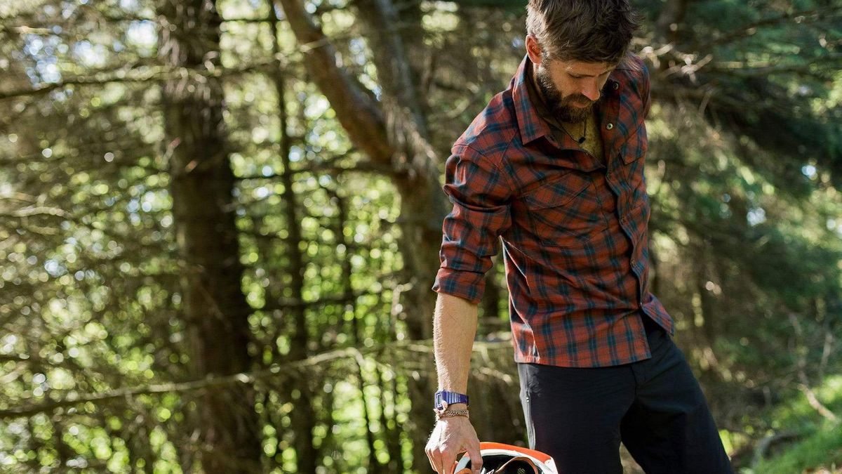 hiking flannel