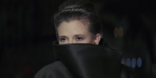 Leia on Crait in The Last Jedi