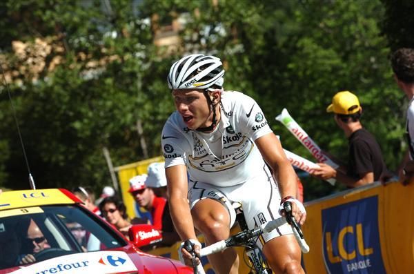 Tony Martin (Columbia) would hand the white jersey over to Andy Schleck (Saxo Bank) by day's end