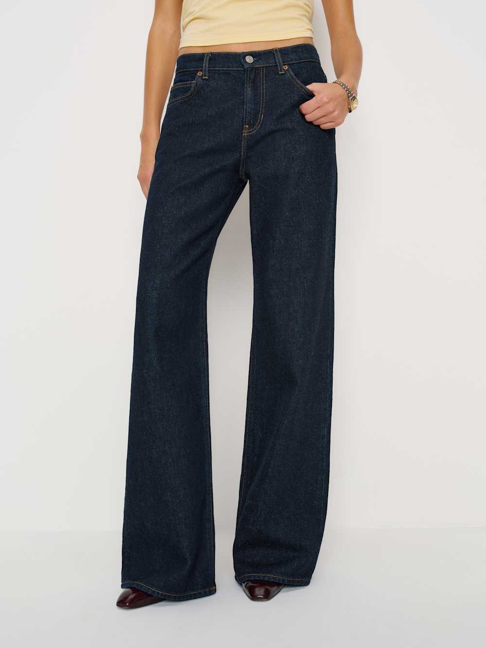 Cary Low Rise Slouchy Wide Leg Jeans