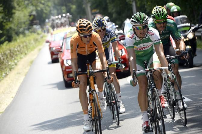 The breakaway on stage 10