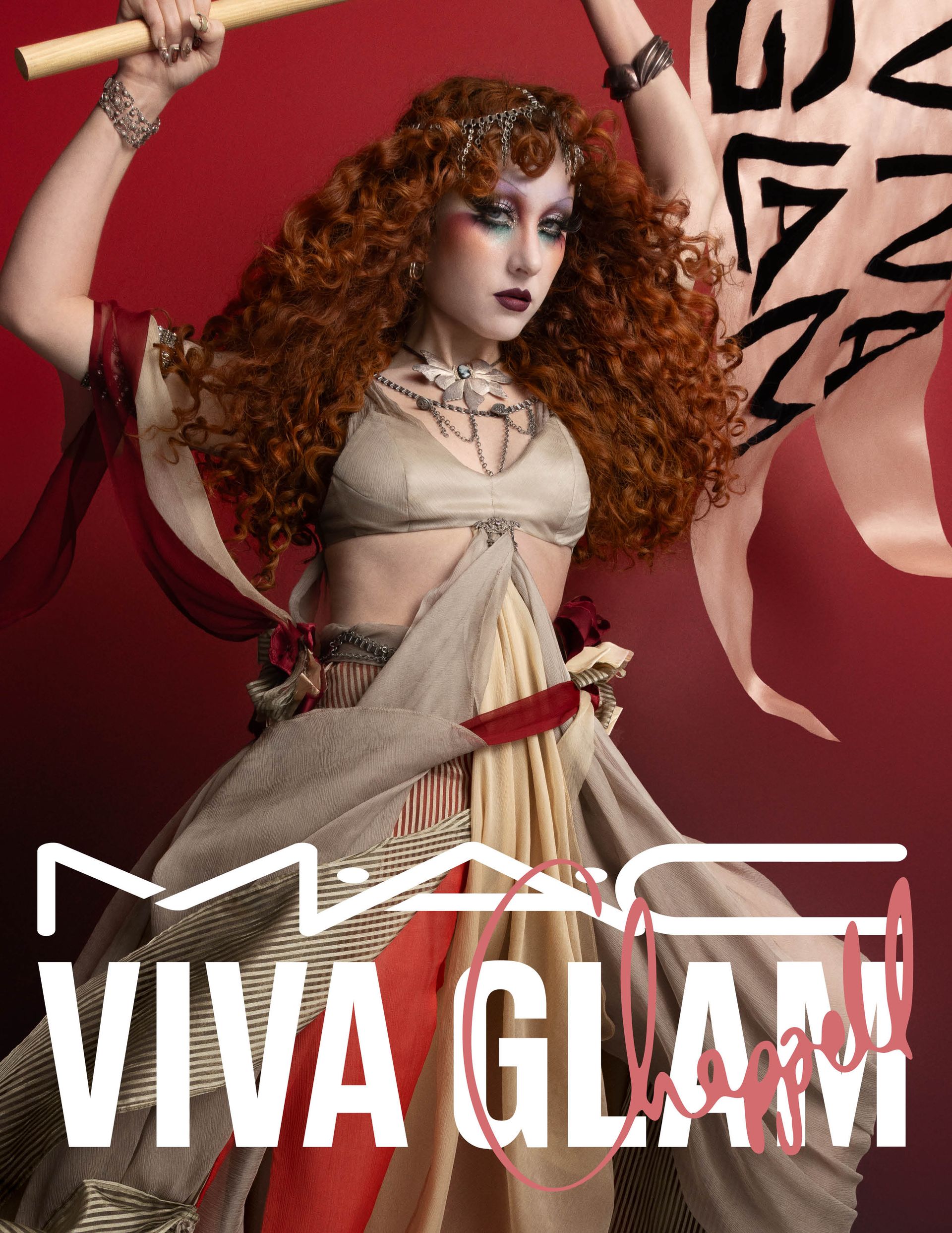 Photo of Chappell Roan for MAC's Viva Glam campaign
