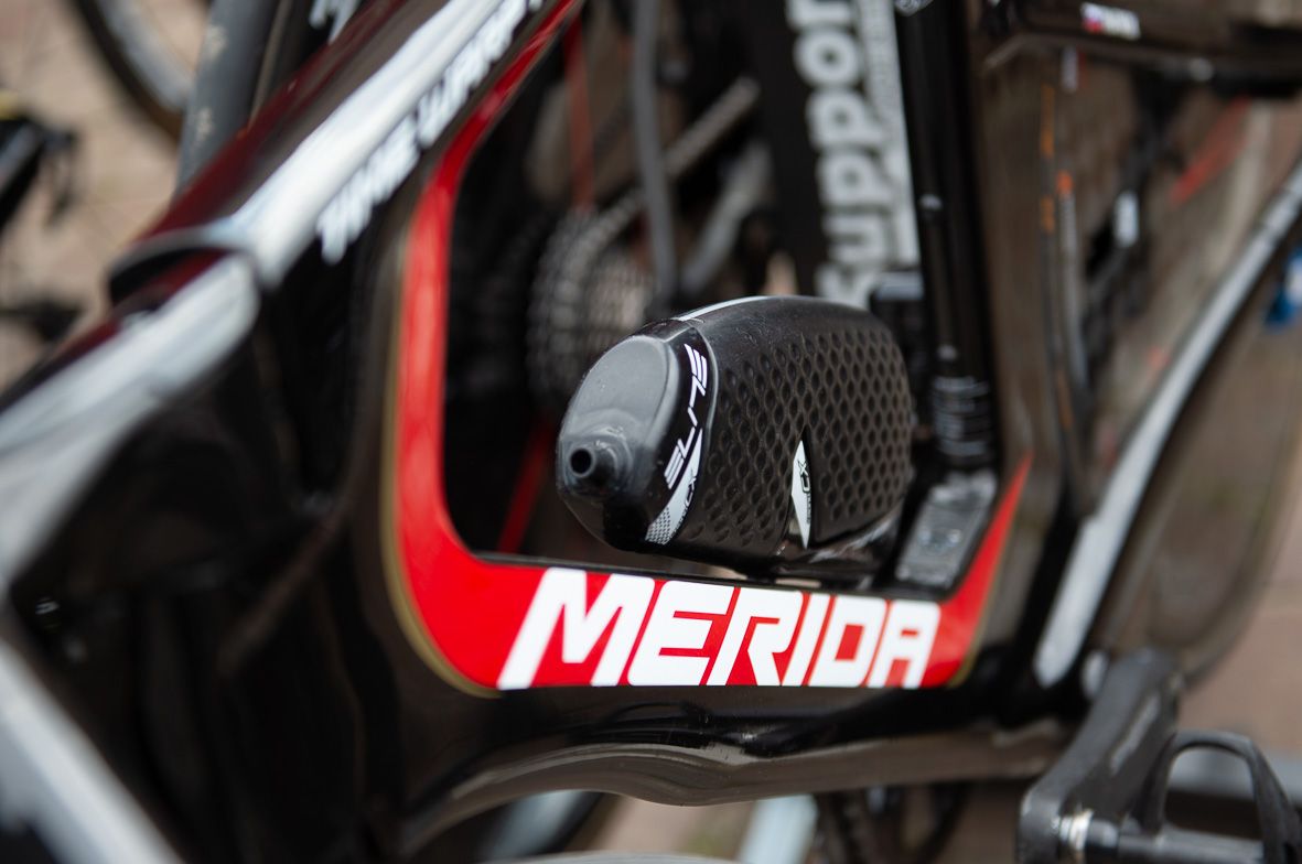 Many teams will use time trial specific bidons like this Elite Chrono CX option