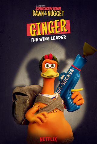 Ginger is back on a mission in Chicken Run: Dawn Of The Nugget .