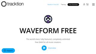 Waveform Free website screenshot