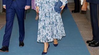 Crown Princess Mary's shoes and bag in Sweden