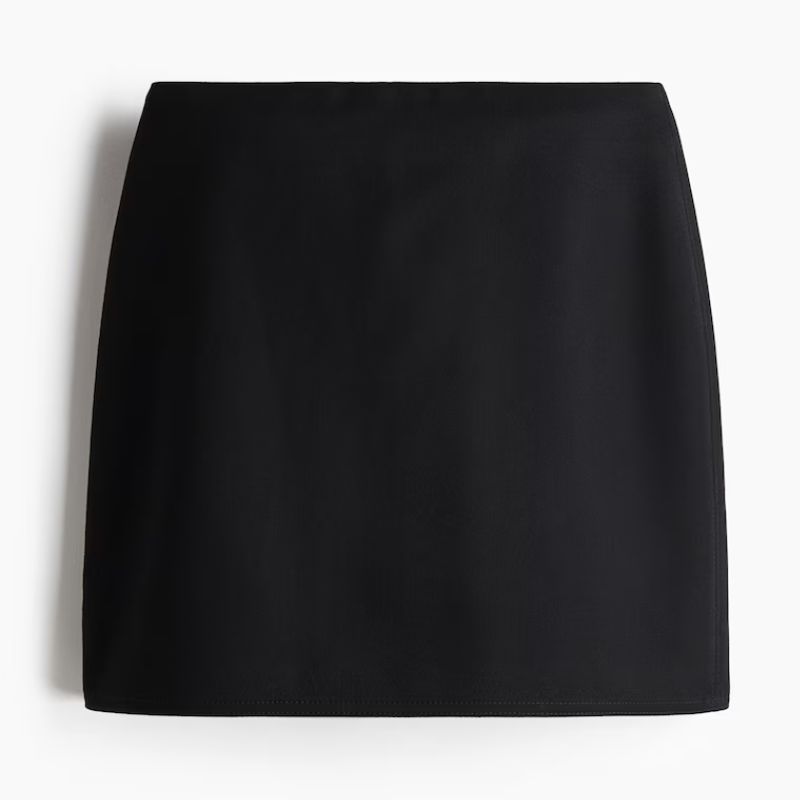H&M black mini skirt