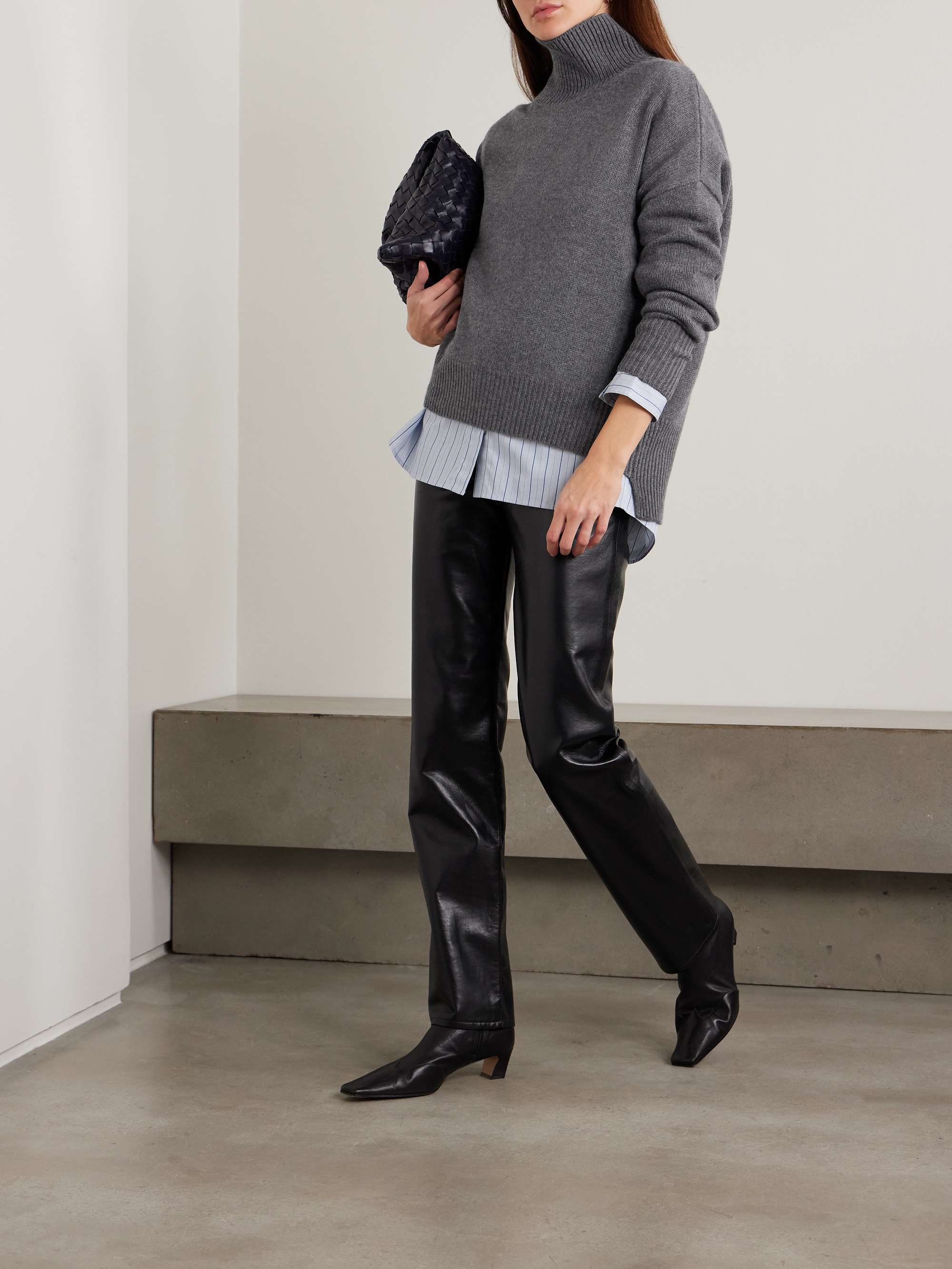 Heidi Cashmere Turtleneck Sweater