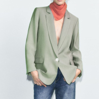 Zara Flowy Blazer:$89$45.99 | Zara