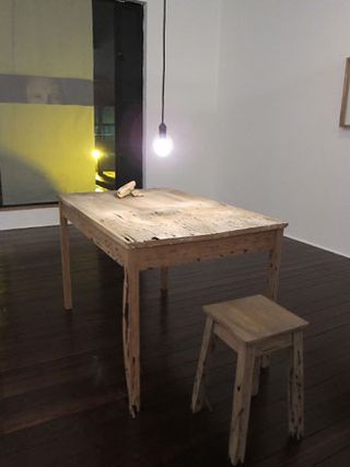 ’Undone Chair and Table (via Perec)’ by Leyla Cardenas