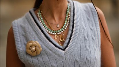 How to Layer Necklaces, According to a Stylist