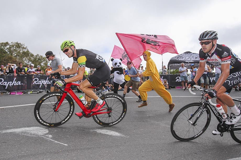 Steele von Hoff on Rapha Corner