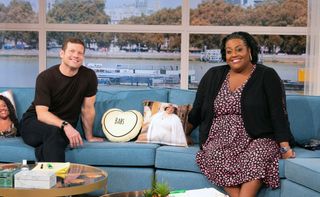 Dermot and Alison on the This Morning sofa